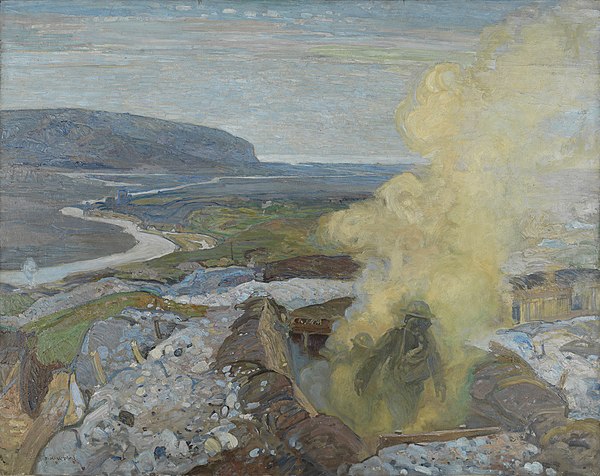 Gas Chamber at Seaford, 1918, by Frederick Varley, Canadian War Museum, Ottawa