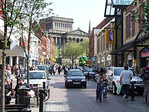Friargate Preston on a busy weekday afternoon - geograph.org.uk - 1710831.jpg