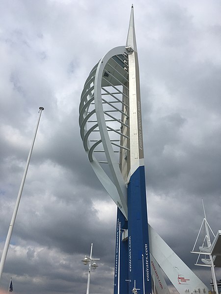 File:Front Of the spinnaker tower in 2019.jpg