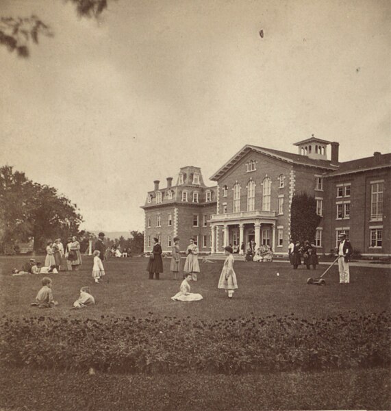 File:Front of the Mansion and lawn, by Smith, D. E., fl. 1860-1890 (cropped).jpg