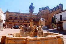 Fuente de los Leones in Baeza, province of Jaén.
