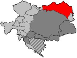 1914年加利西亞和洛多梅里亞在奧匈帝國的位置