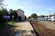 The platform, towards Quiberon.