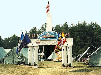 National Capital Area Council's gateway Gateway from National Capital Area Council at the 1993 National Scout Jamboree.jpg