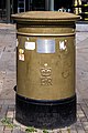 * Nomination A mailbox painted gold in Manchester to celebrate the success of Team GB and Paralympics GB Cycling at the London 2012 Olympic and Paralympic Games. --Espandero 19:24, 3 August 2022 (UTC) * Promotion  Support Good quality. --Ermell 19:34, 3 August 2022 (UTC)
