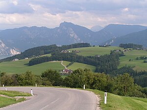 View from the Gmundnerberg to the Grasberg