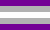 Bandeira da assexualidade cinza
