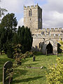 St Andrew's church, Grinton, Swaledale, North Yorks, UK, from the south