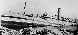 HMHS Letitia on the rocks around October 1917 HMHS Letitia on rocks.jpg