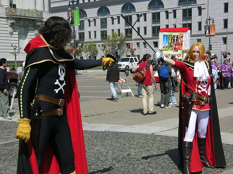 File:Harlock & Emeraldas cosplayers at 2010 NCCBF 2010-04-18 5.JPG