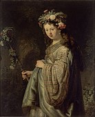 Flora (1634) at Hermitage Museum in Saint Petersburg, Russia