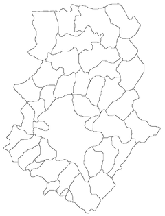 Mapa lokalizacyjna okręgu Ilfov