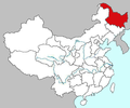 Location of Heilongjiang