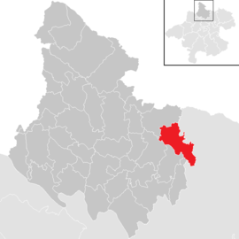 Poloha obce Helfenberg v okrese Rohrbach (klikacia mapa)