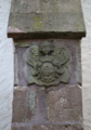 English: Catholic Church (St. Jakobus/James the Great) (detail) in Herbstein, Herbstein, Hessen, Germany This is a picture of the Hessian Kulturdenkmal (cultural monument) with the ID Unknown? (Wikidata)