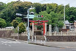 日尾八幡神社正面