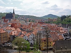 View over Český Krumlov