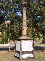 Homebush War Memorial, administratively in Strathfield. Homebush war memorial.JPG