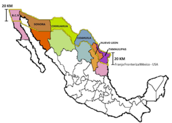 Resultado de imagen para mapa del norte de mexico