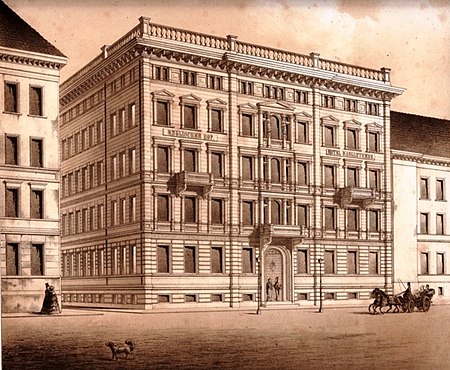 Hotel d'Angleterre Engl Hof Bauakademie Nr 2 (Eduard Titz 1859)