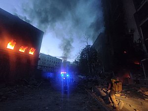 Houses in Kyiv after Russian shelling, 28 April 2022 (02).jpg