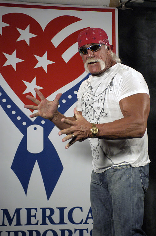 Hulk Hogan, who captained The Hulkamaniacs at Survivor Series