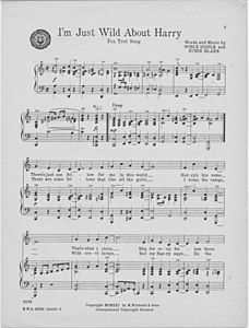 Eerste pagina van de partituur.