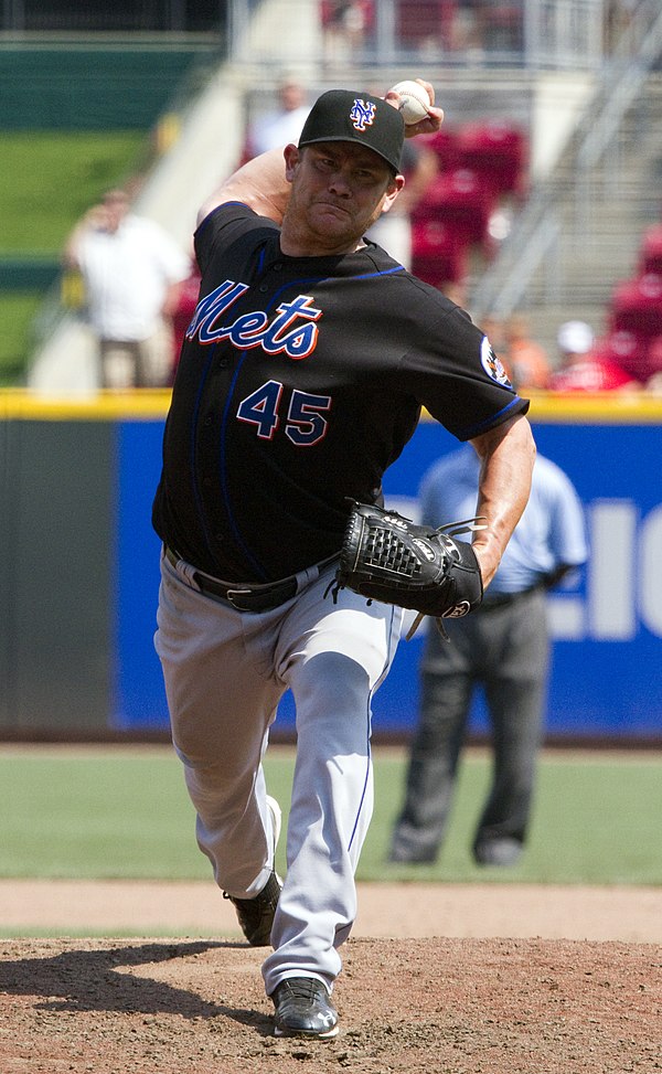 Isringhausen with the Mets in 2011