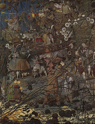 <i>The Fairy Fellers Master-Stroke</i> Painting by Richard Dadd