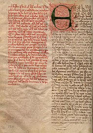 Начало на „Граф Луканор“, ръкопис от XIV-XV в. Сигнатура: MSS/6376, Национална библиотека на Испания, л. 126v.