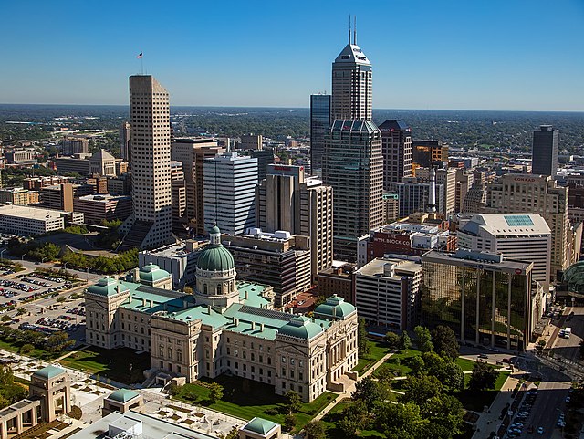 Downtown Indianapolis in 2016
