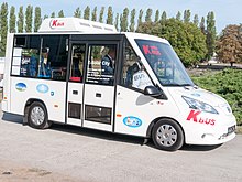 Solar-powered minibus in Berlin, Germany Innotrans 2018, Berlin (P1070532).jpg