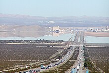 Ivanpah Lake with the Golf Club in the left center of the picture Ivanpah Lake 4.jpg