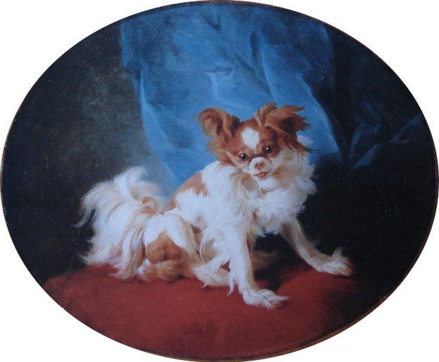 Portrait of a King Charles Spaniel, by Jean-Baptiste Huet 1778