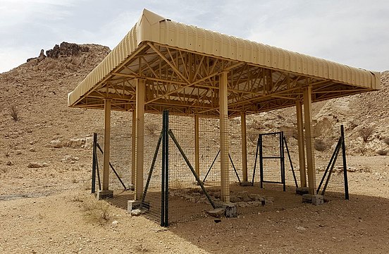 Many of the tombs found by archaeologists at Jebel Al-Buhais are now covered and fenced