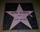 Jenni Rivera'nın yıldızı.