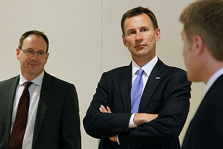 Jeremy Hunt during a trip to the US, in 2013