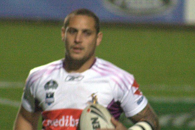 Smith playing for the Melbourne Storm in 2008