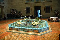 Fountain Court, Museo d'arte Joslyn (1931), Omaha, Nebraska.