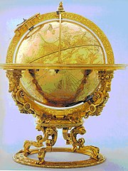 Celestial globe by Jost Burgi (1594) JostBurgi-MechanisedCelestialGlobe1594.jpg