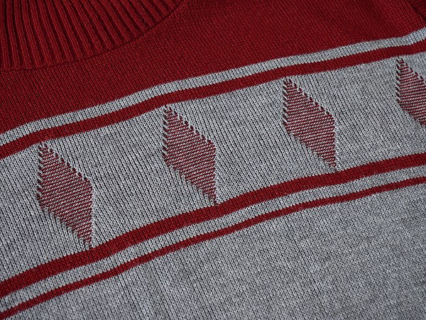 Patterning of the traditional jussipaita sweater.