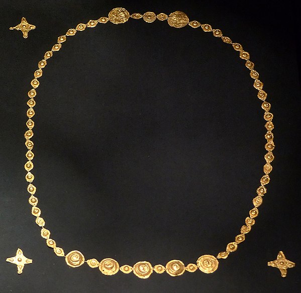 Vandalic gold foil jewellery from the 3rd or 4th century