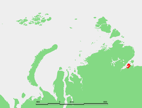 Расположение бухты на карте
