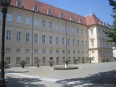 Karlsburg Castle in Durlach, from 1565 residence of the Margraves of Baden-Durlach