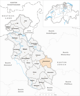 Karte von Oberembrach