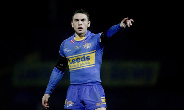 Sinfield playing for Leeds in 2010