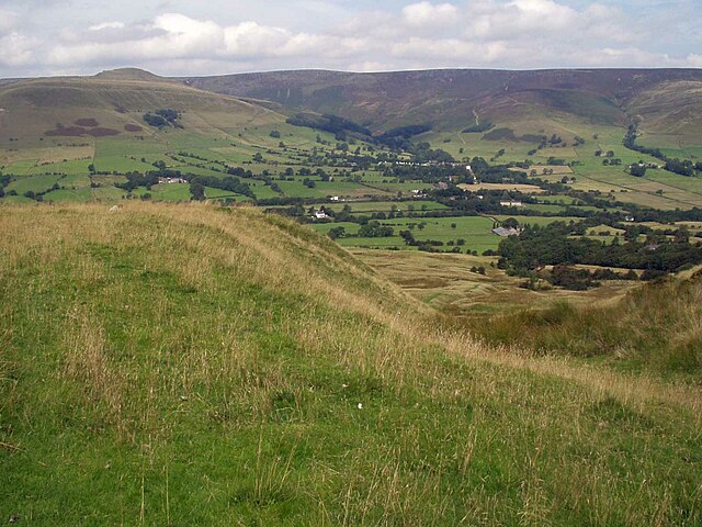 The Kinder plateau seen from the south