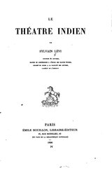 Lévi - Le Théâtre indien.djvu