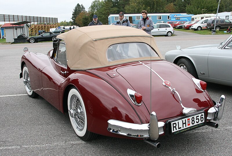 File:LA2 Jaguar XK 140 DHC 1955 rear.jpg