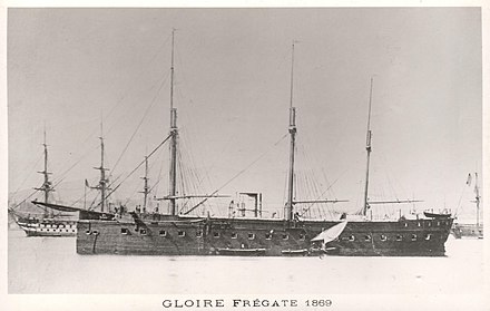 The French Gloire (1859), the first ocean-going ironclad warship